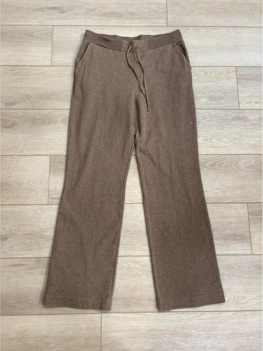 Lauren Ralph Lauren Sweatpants Womens Brown Straight Leg Pants Drawstring Sz M
